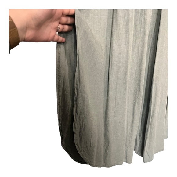 Via Vai by Pollero Italian Boutique Viscose Linen blend  Wide Leg Romper Sz S/M - Picture 13 of 14